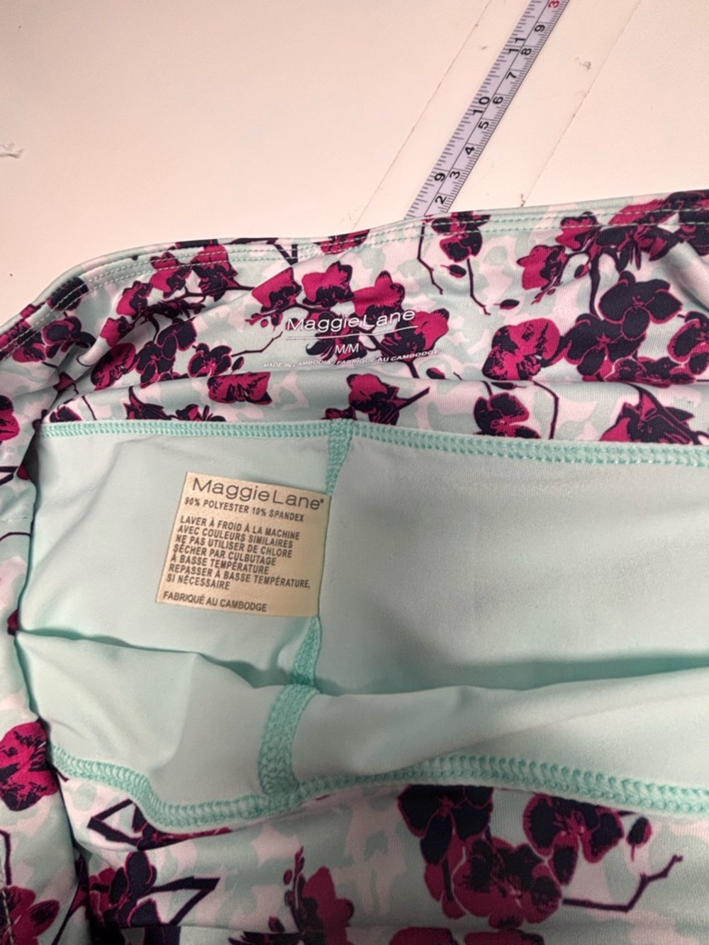 Floral Performance Tennis Skort - Purple Floral - Picture 2 of 5
